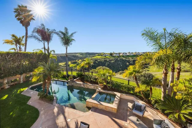an aerial view of residential building with outdoor space