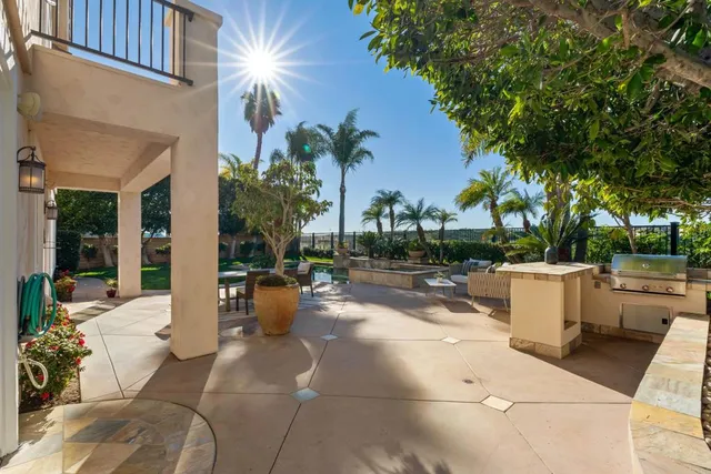 an aerial view of house with an outdoor space