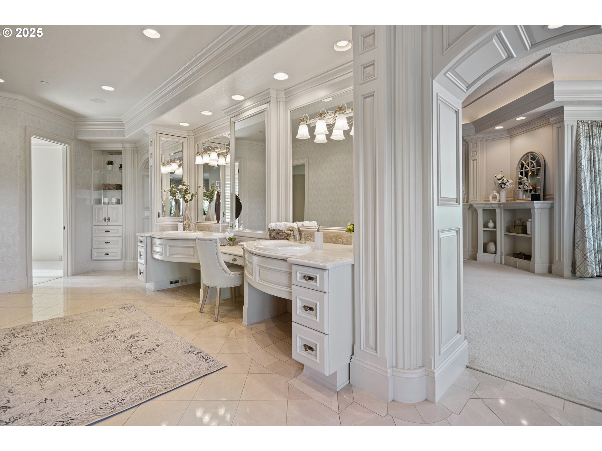21121 Northwest 17th Court Ridgefield, WA 98642 - Photo 22 of 48 a bathroom with a sink a toilet and a mirror