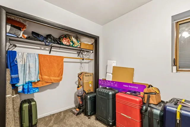 a room with furniture and screen