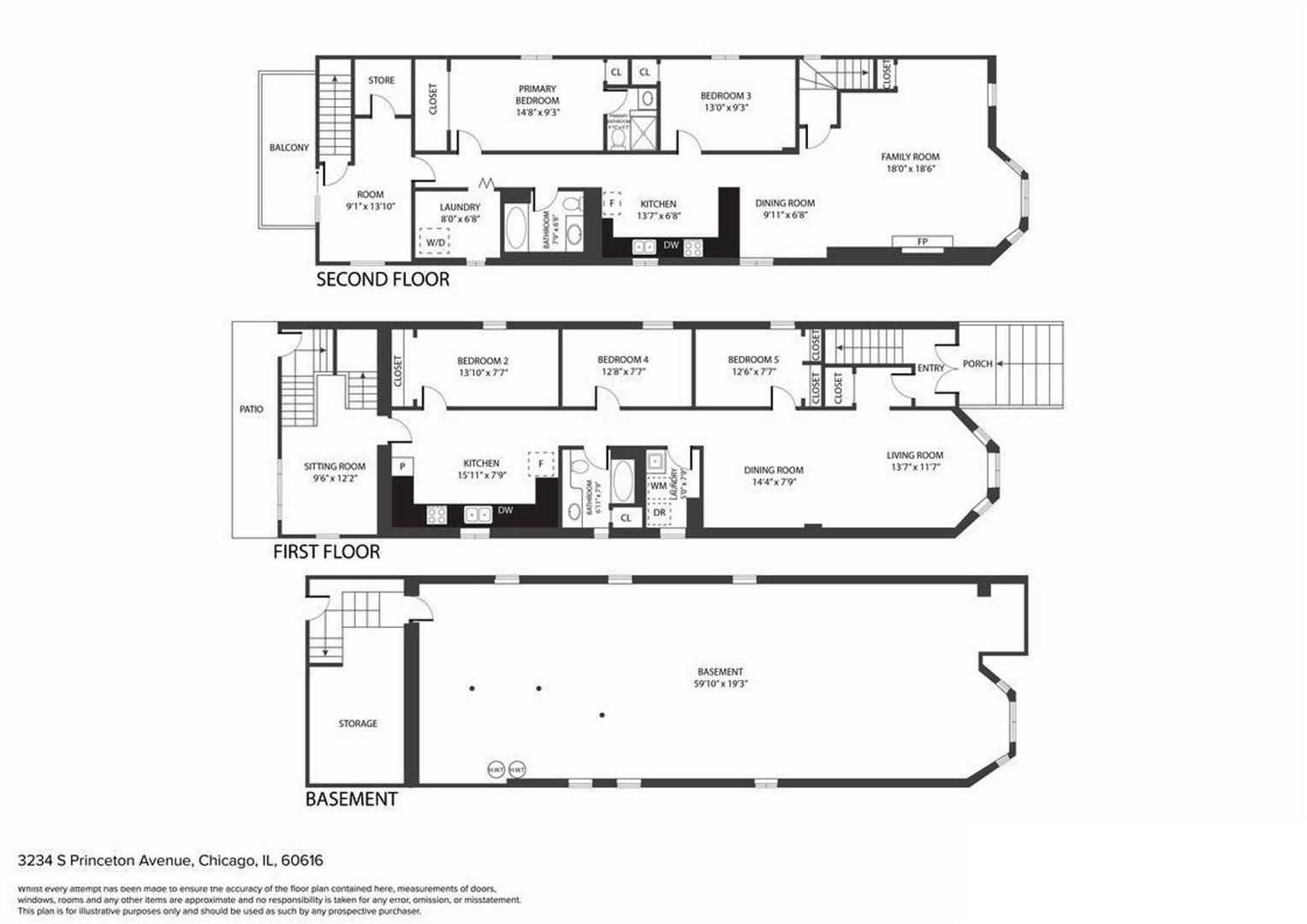 3234 South Princeton Avenue Chicago, IL 60616 - Photo 56 of 56 a picture of floor plan
