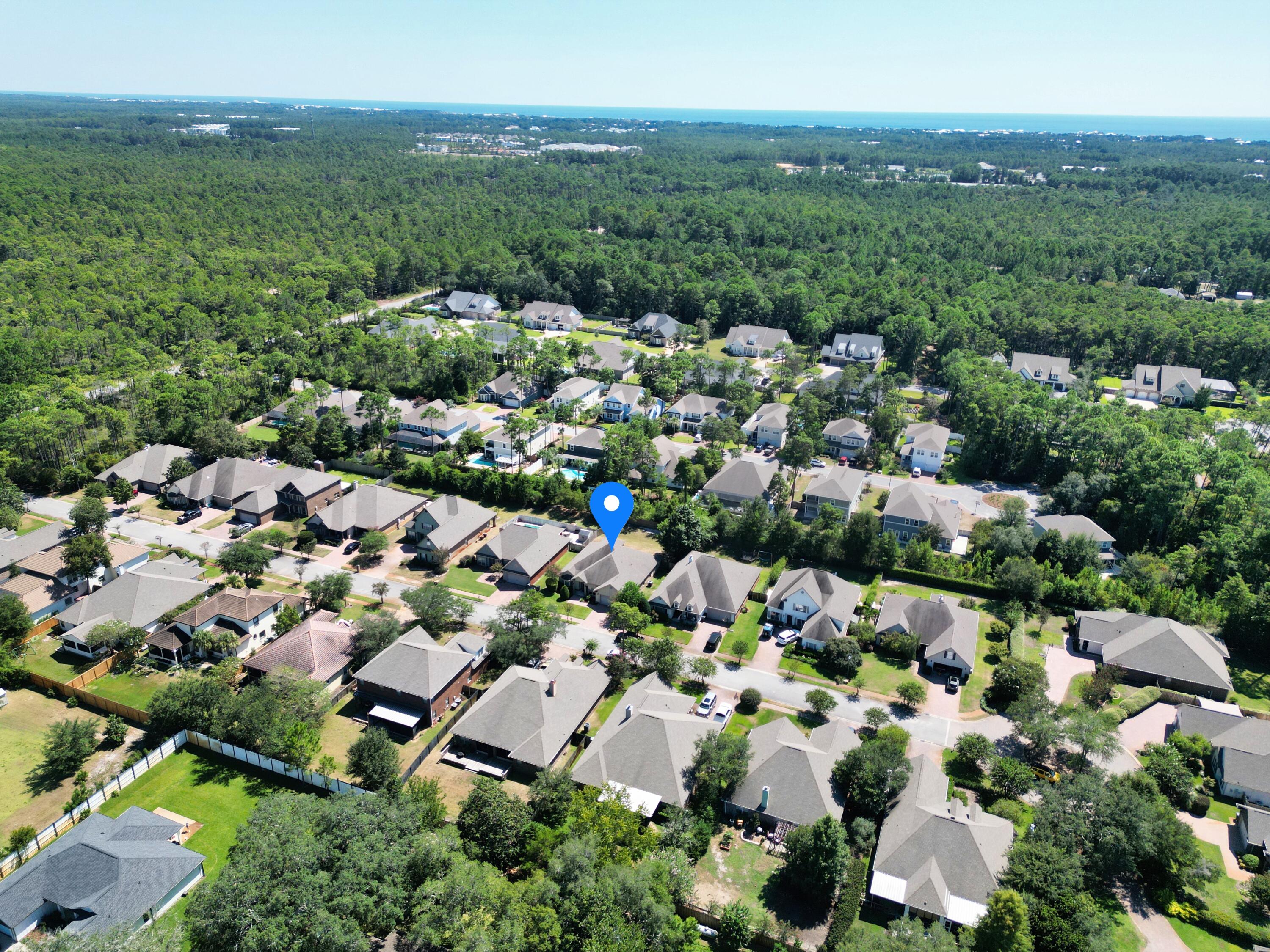 129 Mussett Bayou Court Santa Rosa Beach, FL 32459 - Photo 48 of 54 DRONE VIEW