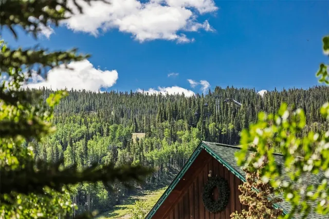 a view of swimming pool from a balcony