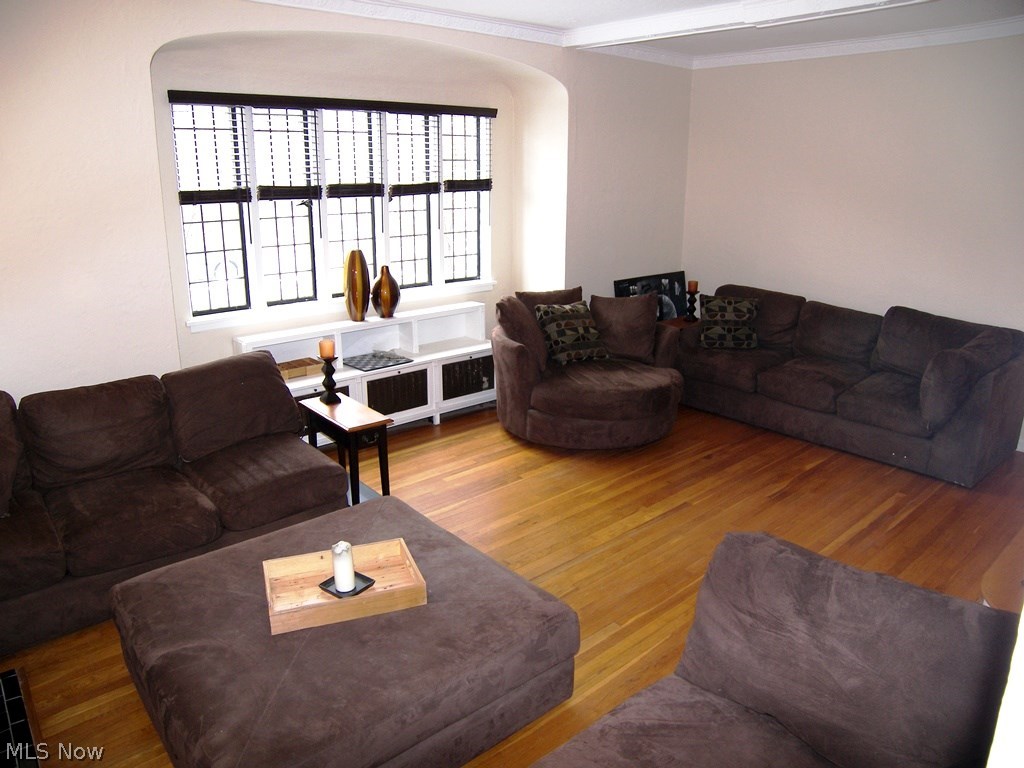 3591 Lytle Road Beachwood, OH 44122 - Photo 3 of 23 Living Room with wood floor and fireplace