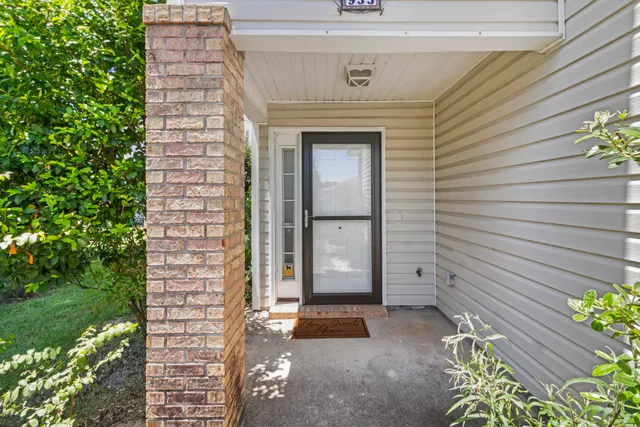 aerial view of a balcony