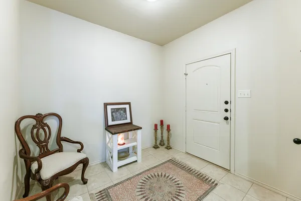 a view of a hallway with elevator