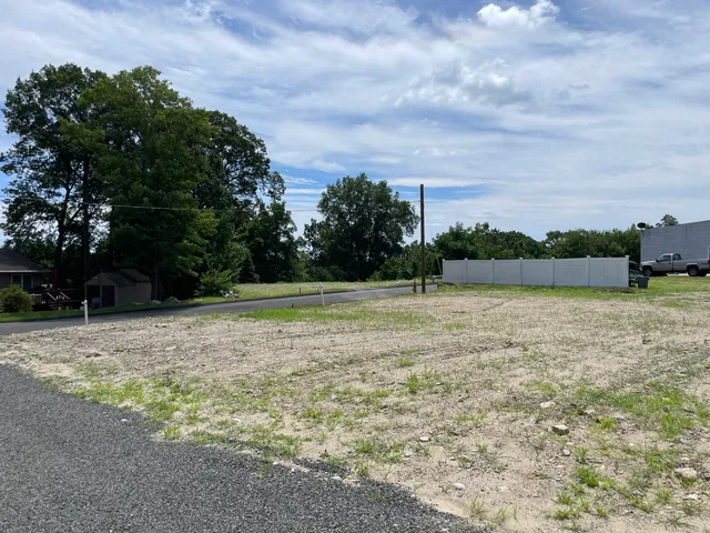 a view of a garden with lawn chairs