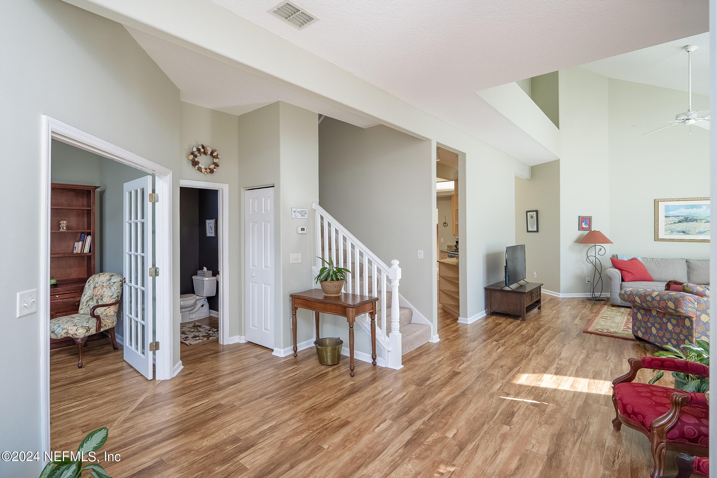 165 Cedar Ridge Circle St. Augustine, FL 32080 - Photo 9 of 45 a view of livingroom with furniture and wooden floor