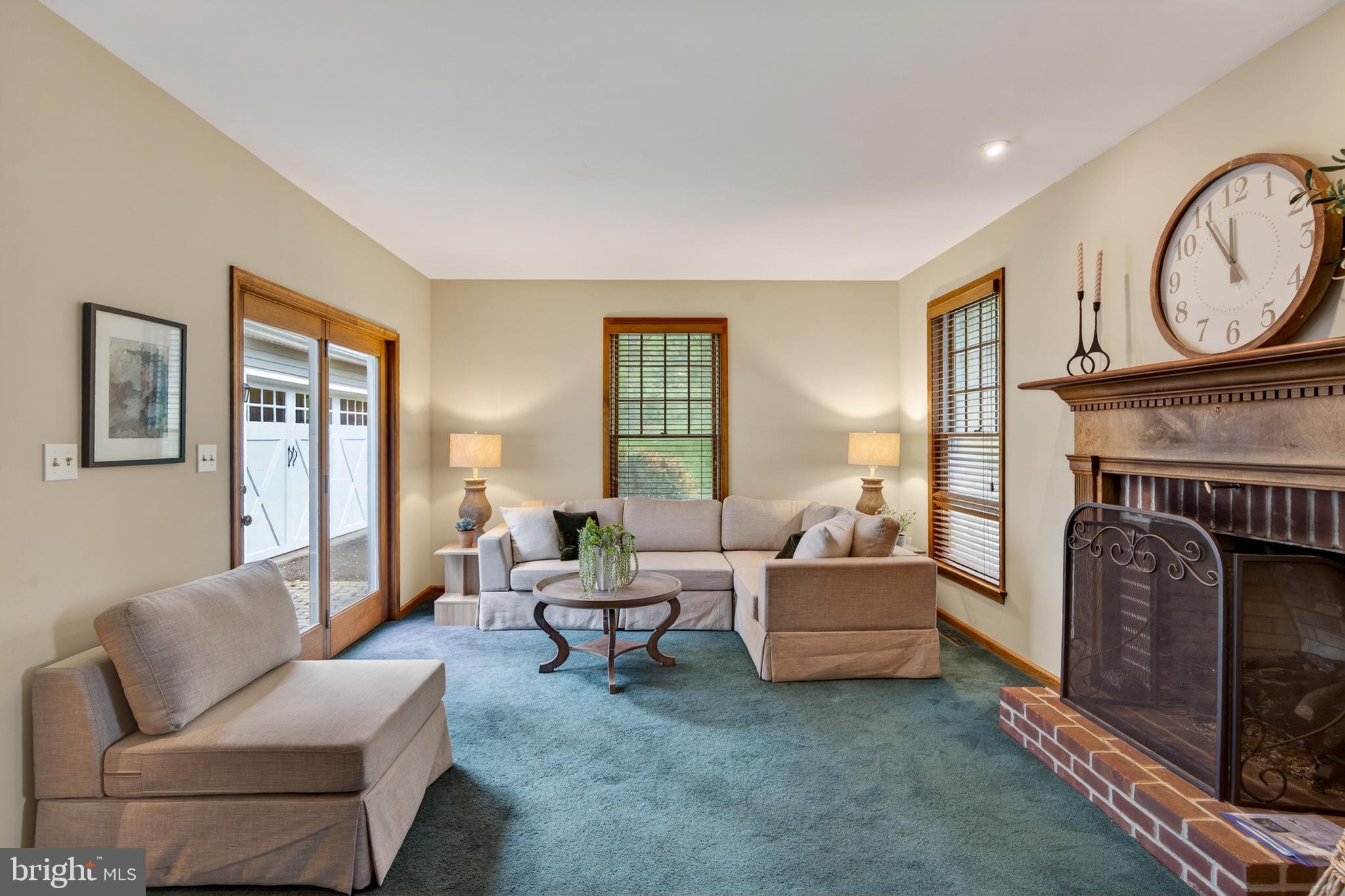 52 Atwater Road Chadds Ford, PA 19317 - Photo 27 of 85 a living room with furniture and a fireplace
