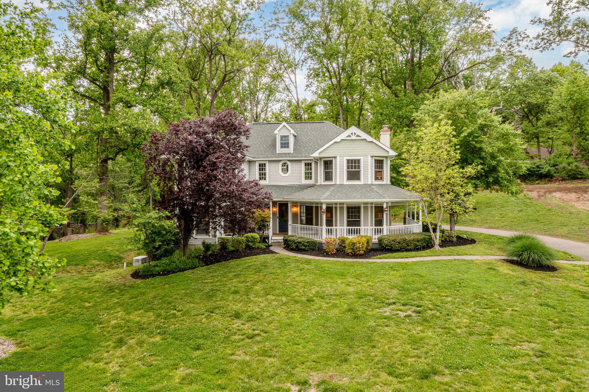 52 Atwater Road Chadds Ford, PA 19317 - Photo 70 of 85 a view of a house with a big yard and large trees