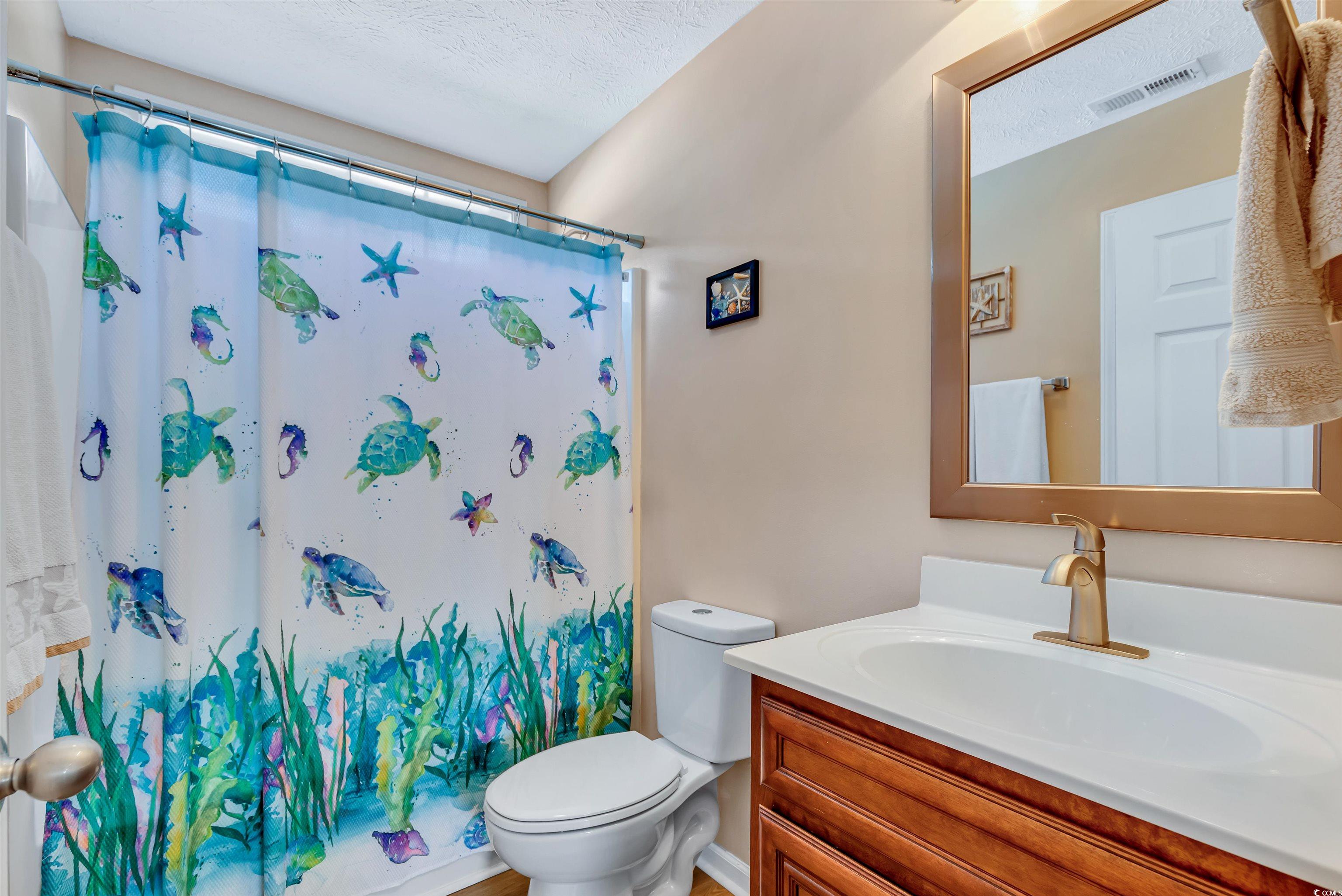746 Bucklin Loop Myrtle Beach, SC 29579 - Photo 30 of 39 Bathroom featuring a textured ceiling, vanity, toi