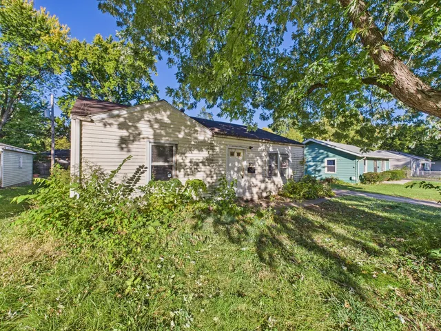 a aerial view of a house