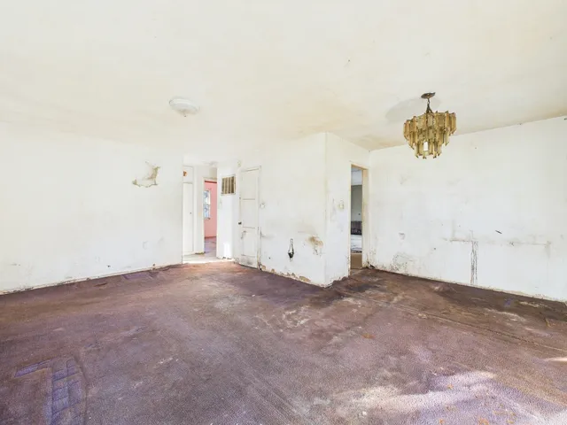 a view of empty room