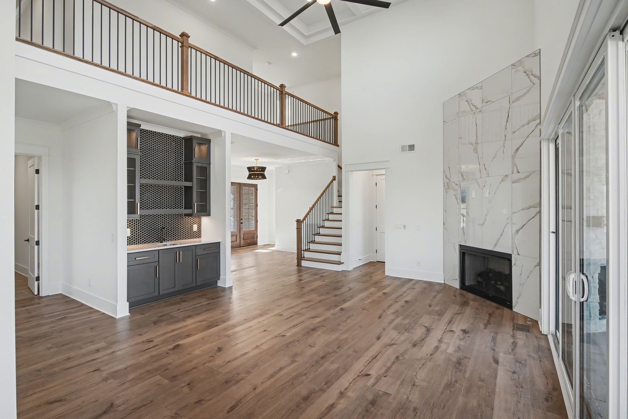 225 Bellsford Road Gallatin, TN 37066 - Photo 11 of 55 a view of a hallway with wooden floor and staircase