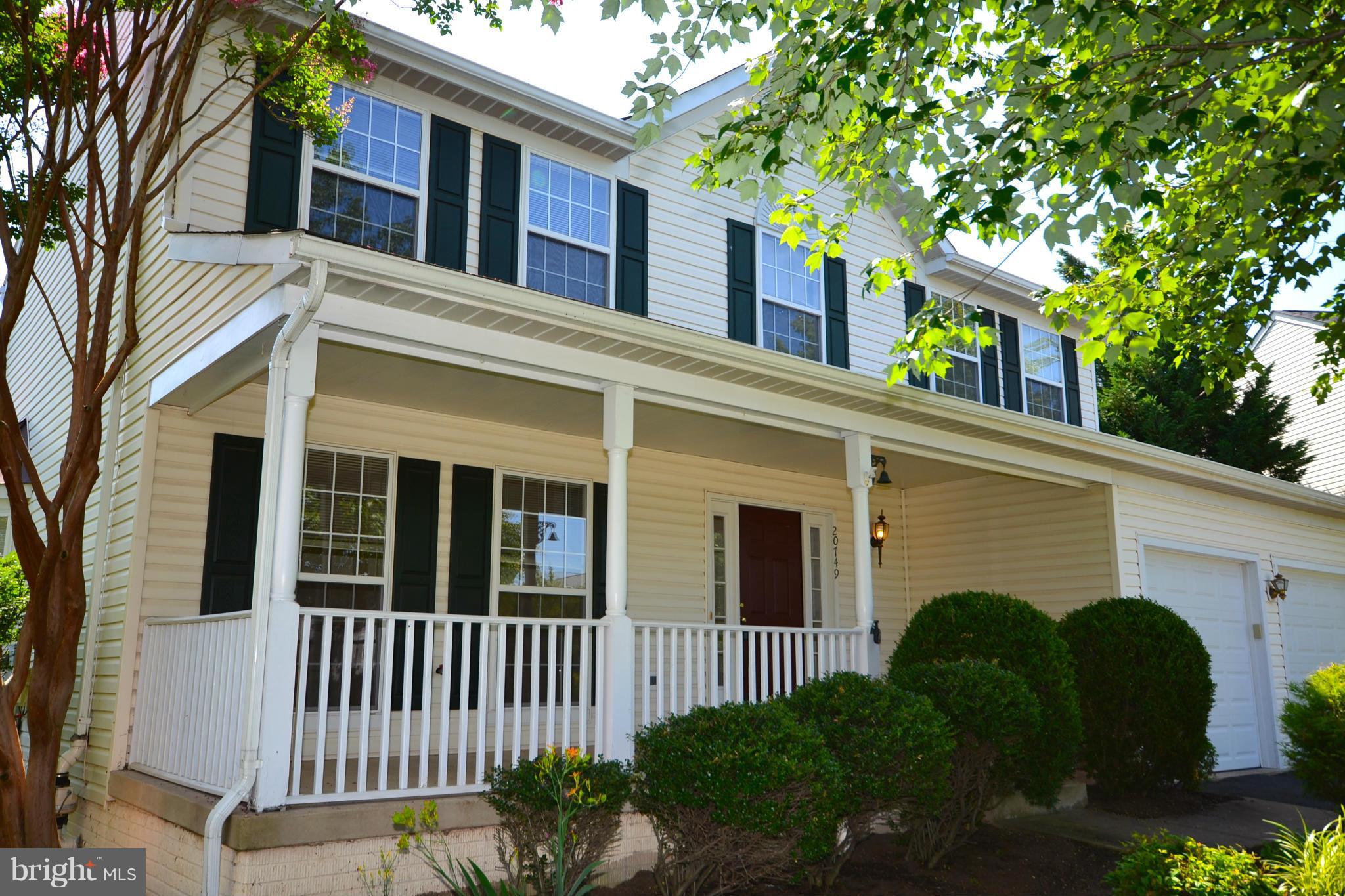 20749 Rainsboro Drive Ashburn, VA 20147 - Photo 2 of 19 Front Porch Wide Enough for Furniture!