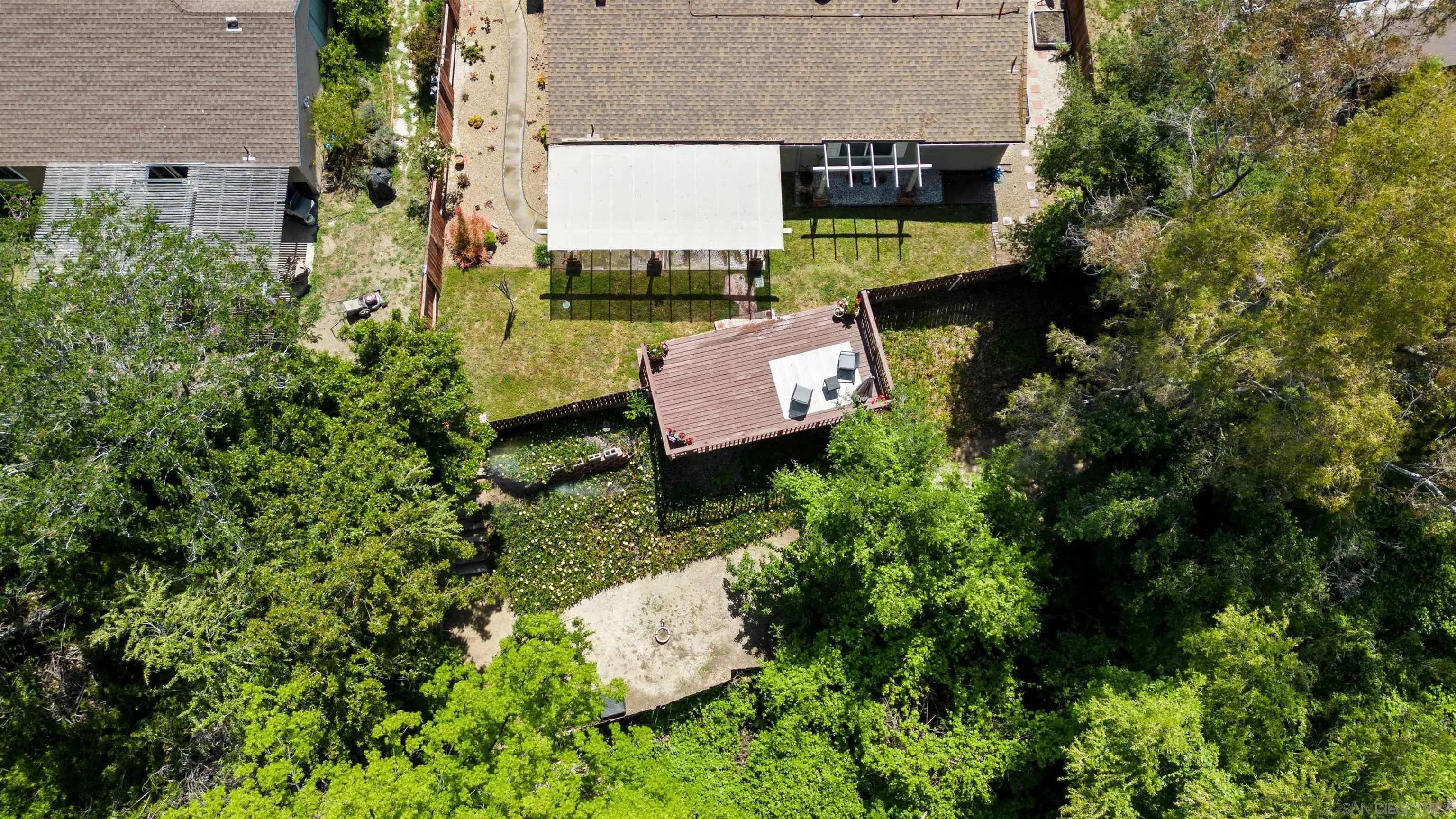 2537 Buena Rosa Fallbrook, CA 92028 - Photo 18 of 20 an aerial view of a house with a yard basket ball court and outdoor seating