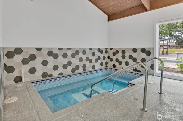 a black and white checkered floor with a black white checkered floor