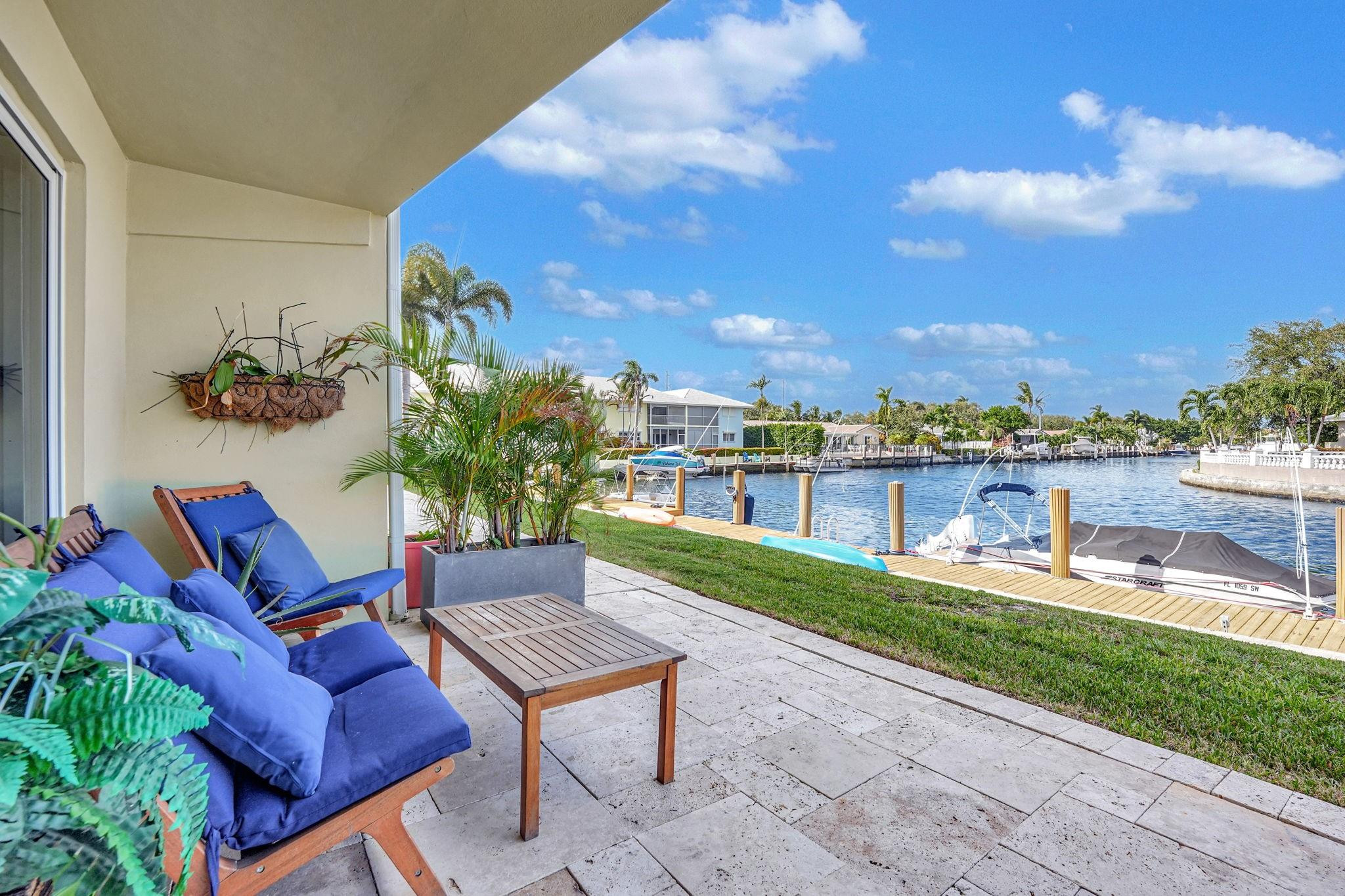 2311 Northeast 36th Street, Unit 1F Lighthouse Point, FL 33064 - Photo 6 of 35 Perfect spot to relax