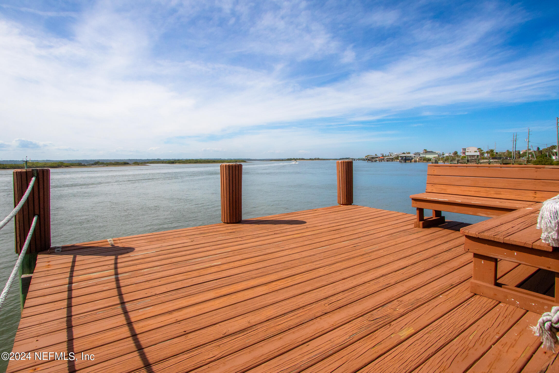 7790 A1A South, Unit 101 St. Augustine, FL 32080 - Photo 57 of 79 a terrace view with wooden floor