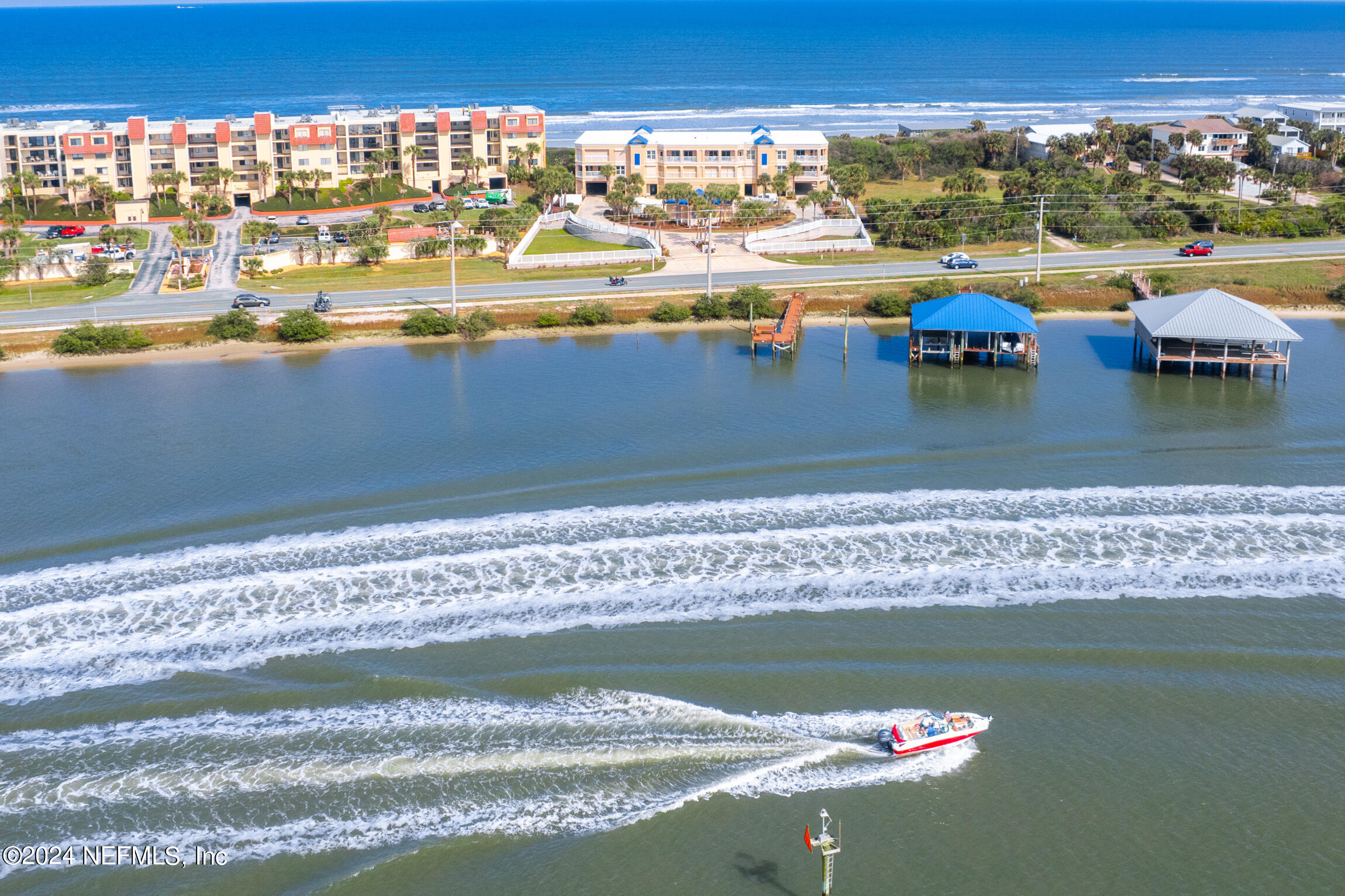 7790 A1A South, Unit 101 St. Augustine, FL 32080 - Photo 70 of 79 a view of water with city