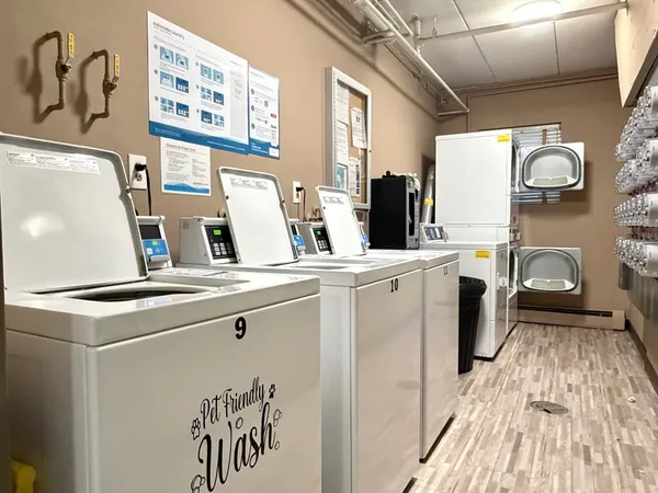 a room with storage and utility