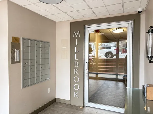 a view of front door of house