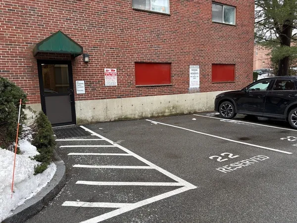 a front view of a house with garage
