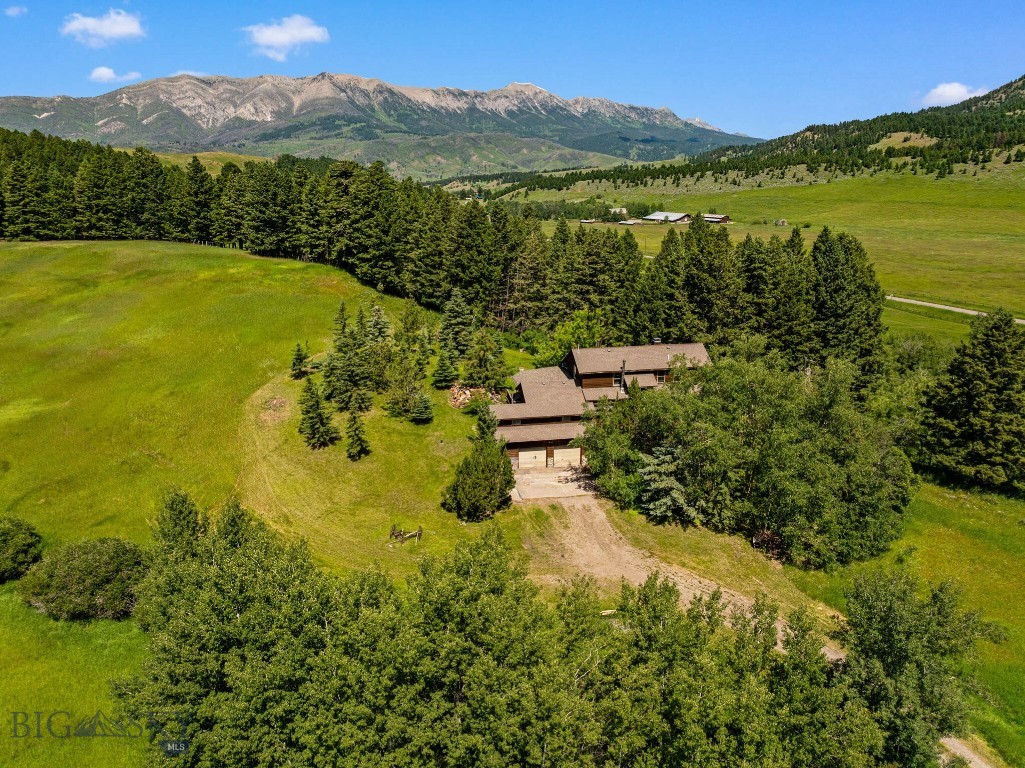 4861 Jackson Creek Road Bozeman, MT 59715 - Photo 1 of 1 Aerial view featuring a mountain view
