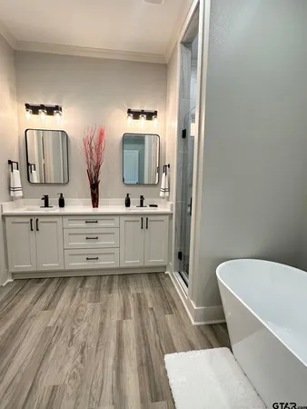 wooden floor in an empty room