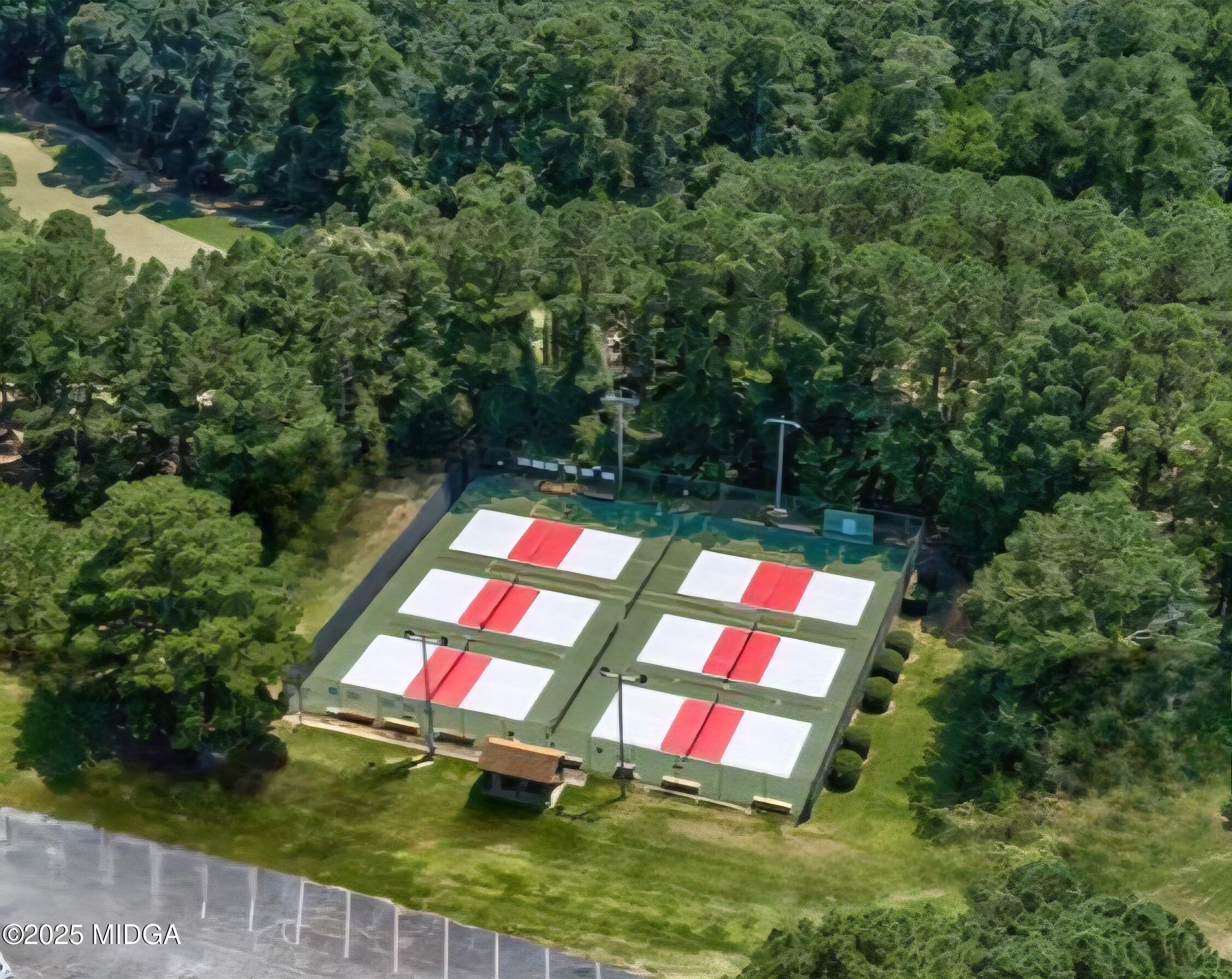 41 Golden Eye Monticello, GA 31064 - Photo 59 of 65 an aerial view of a tennis court