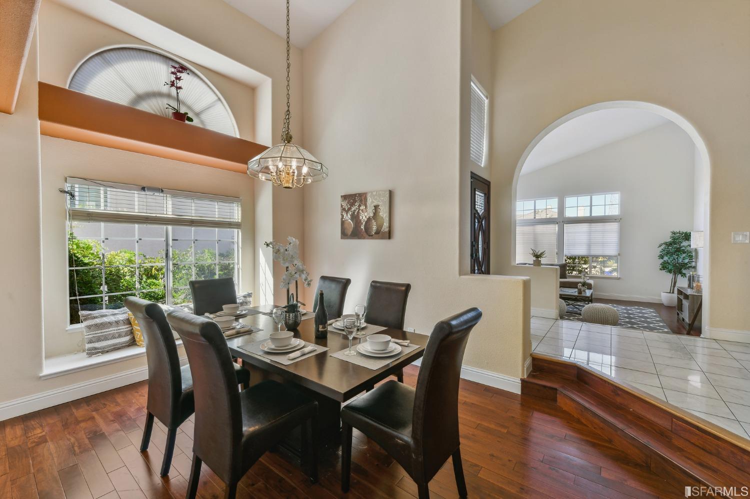 698 Turquoise Drive Hercules, CA 94547 - Photo 14 of 50 a view of a dining room with furniture window and wooden floor