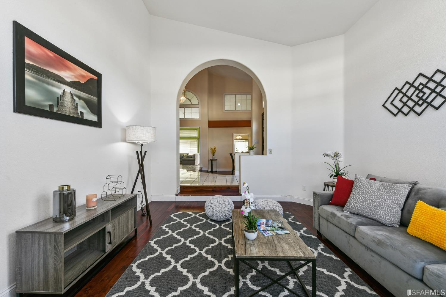 698 Turquoise Drive Hercules, CA 94547 - Photo 7 of 50 a living room with furniture and wooden floor