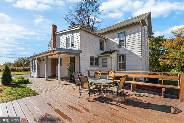 a outdoor view with sitting space and garden