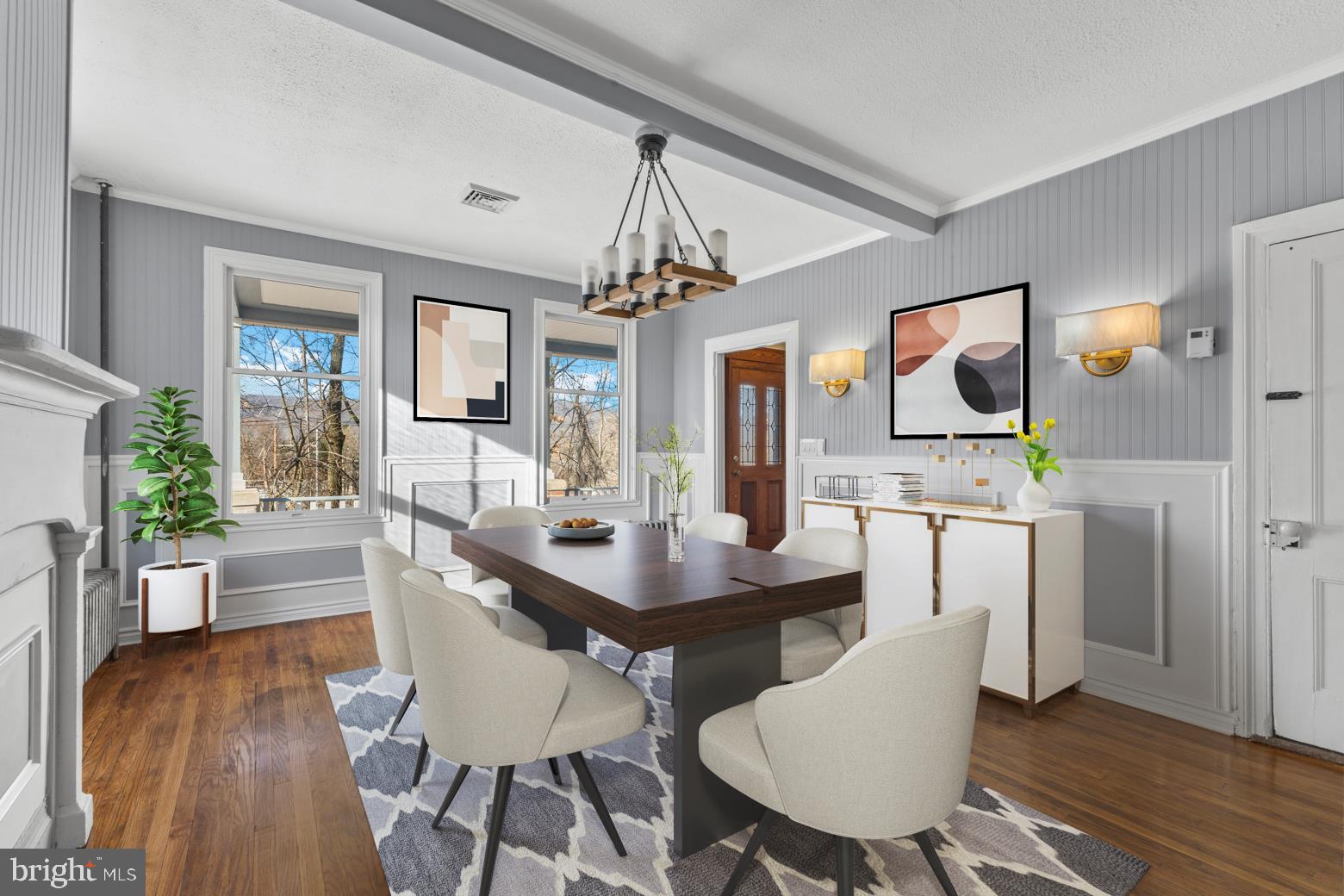 89 Asbury Broadway Road Asbury, NJ 08802 - Photo 7 of 49 a view of a dining room with furniture window and wooden floor