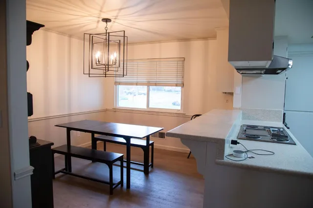 a room with furniture and window