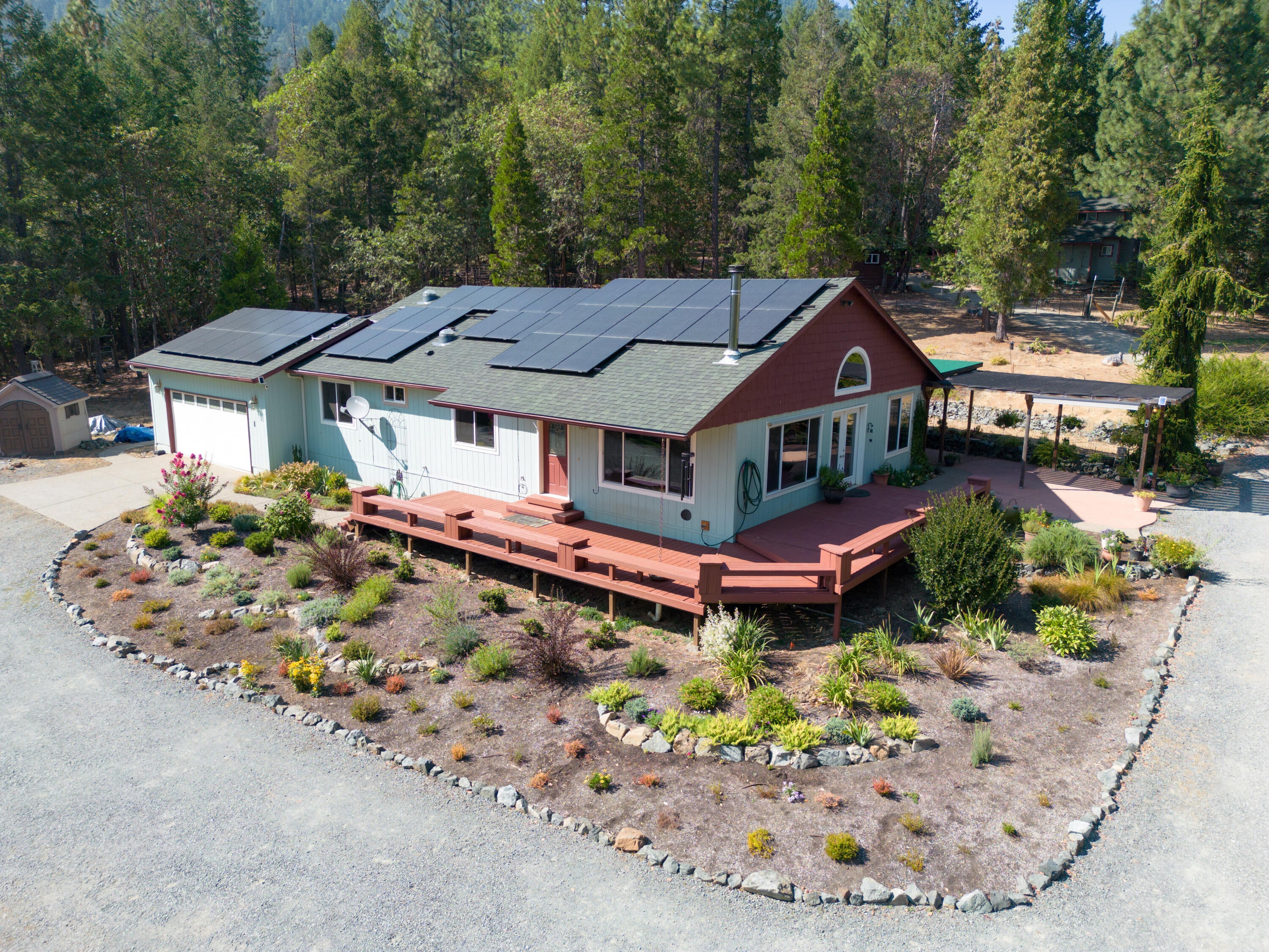 4179 Ditch Creek Road Rogue River, OR 97537 - Photo 1 of 50 Aerial of the house