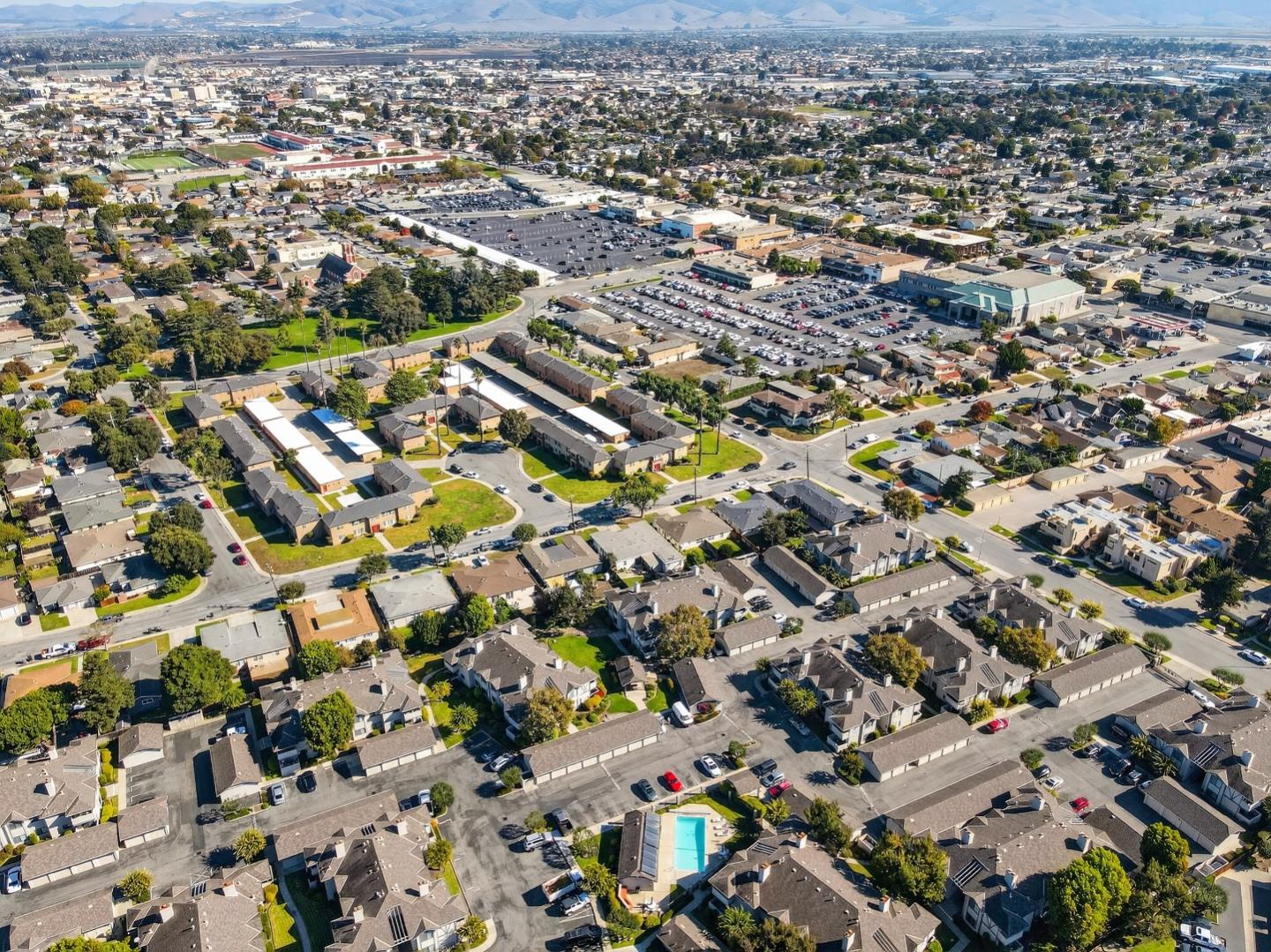 1056 Padre Drive, Unit 8 Salinas, CA 93901 - Photo 37 of 43 an aerial view of residential houses with outdoor space