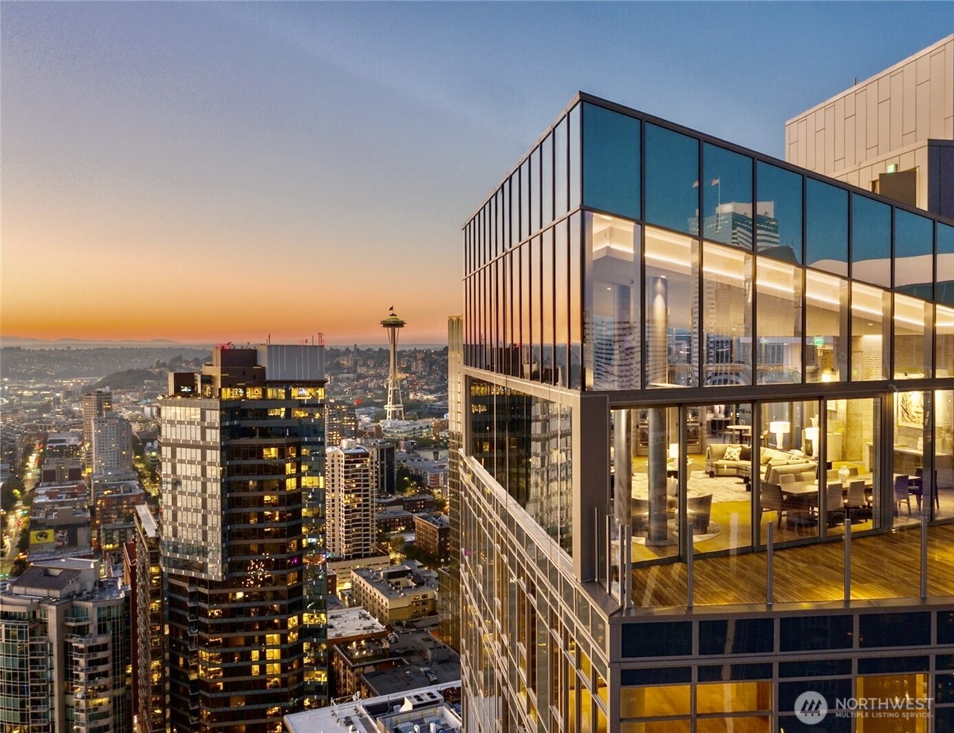 121 Stewart Street, Unit 1003 Seattle, WA 98101 - Photo 38 of 40 a view of city from balcony