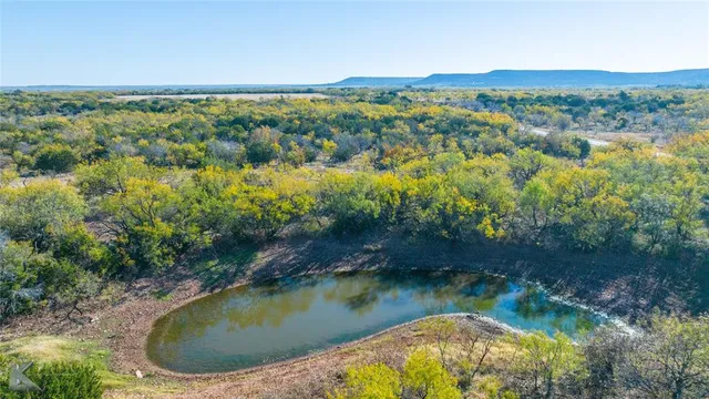 an aerial view of lake