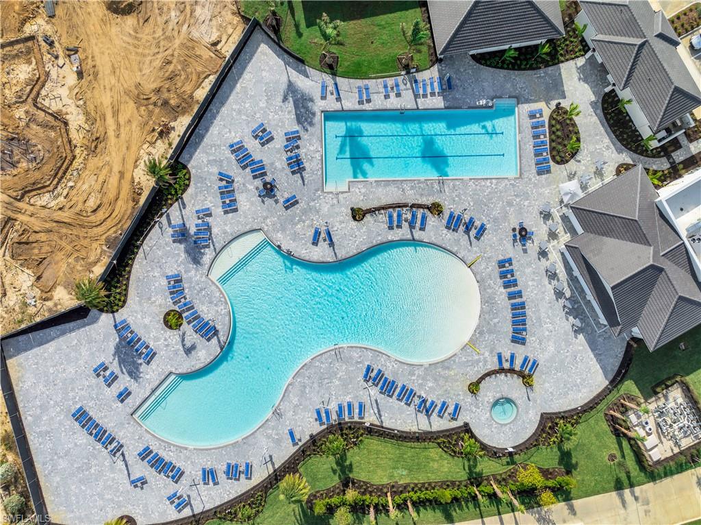 16000 Grassland Lane, Unit 3127 Babcock Ranch, FL 33982 - Photo 31 of 44 an aerial view of a swimming pool and outdoor space