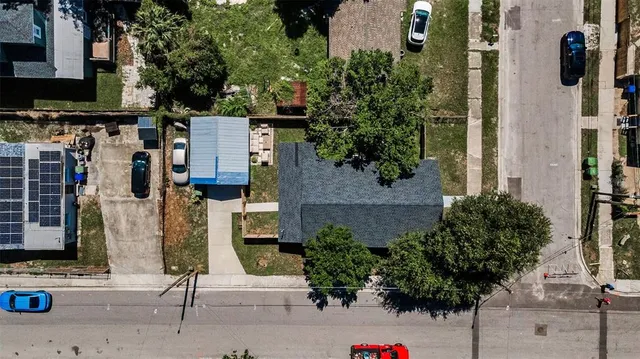a view of path along with house and trees