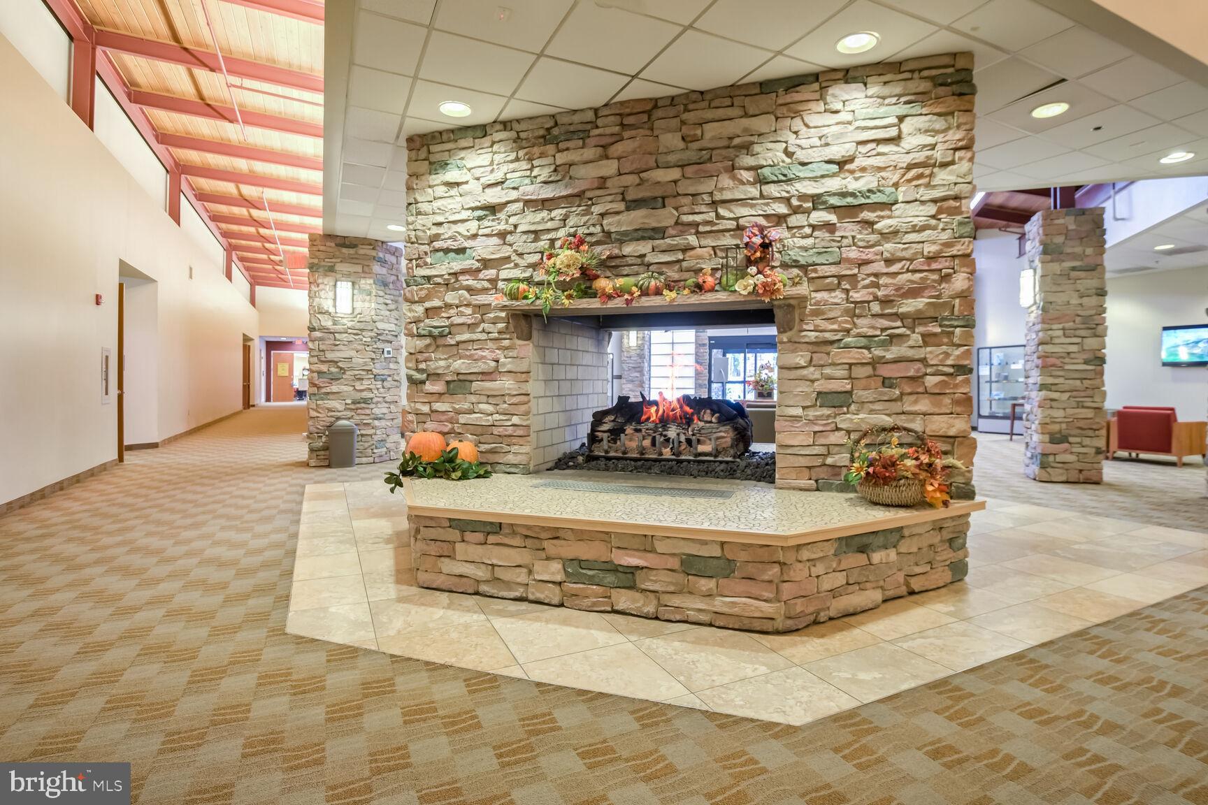 15100 Interlachen Drive, Unit 4901 Silver Spring, MD 20906 - Photo 20 of 31 Clubhouse 2 fireplace