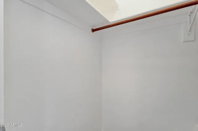 a view of a wall with rack