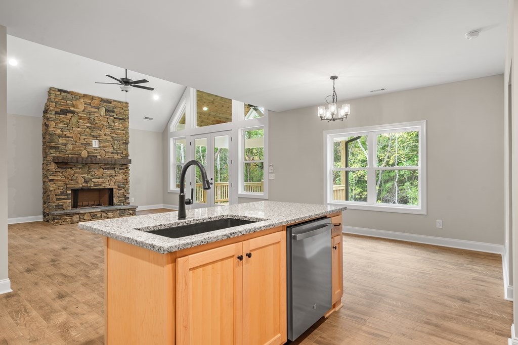 10 West Hawks Nest Road Blairsville, GA 30512 - Photo 40 of 40 a kitchen that has a sink and a stove