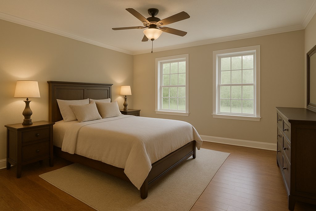 10 West Hawks Nest Road Blairsville, GA 30512 - Photo 4 of 40 a bedroom with a bed and a window