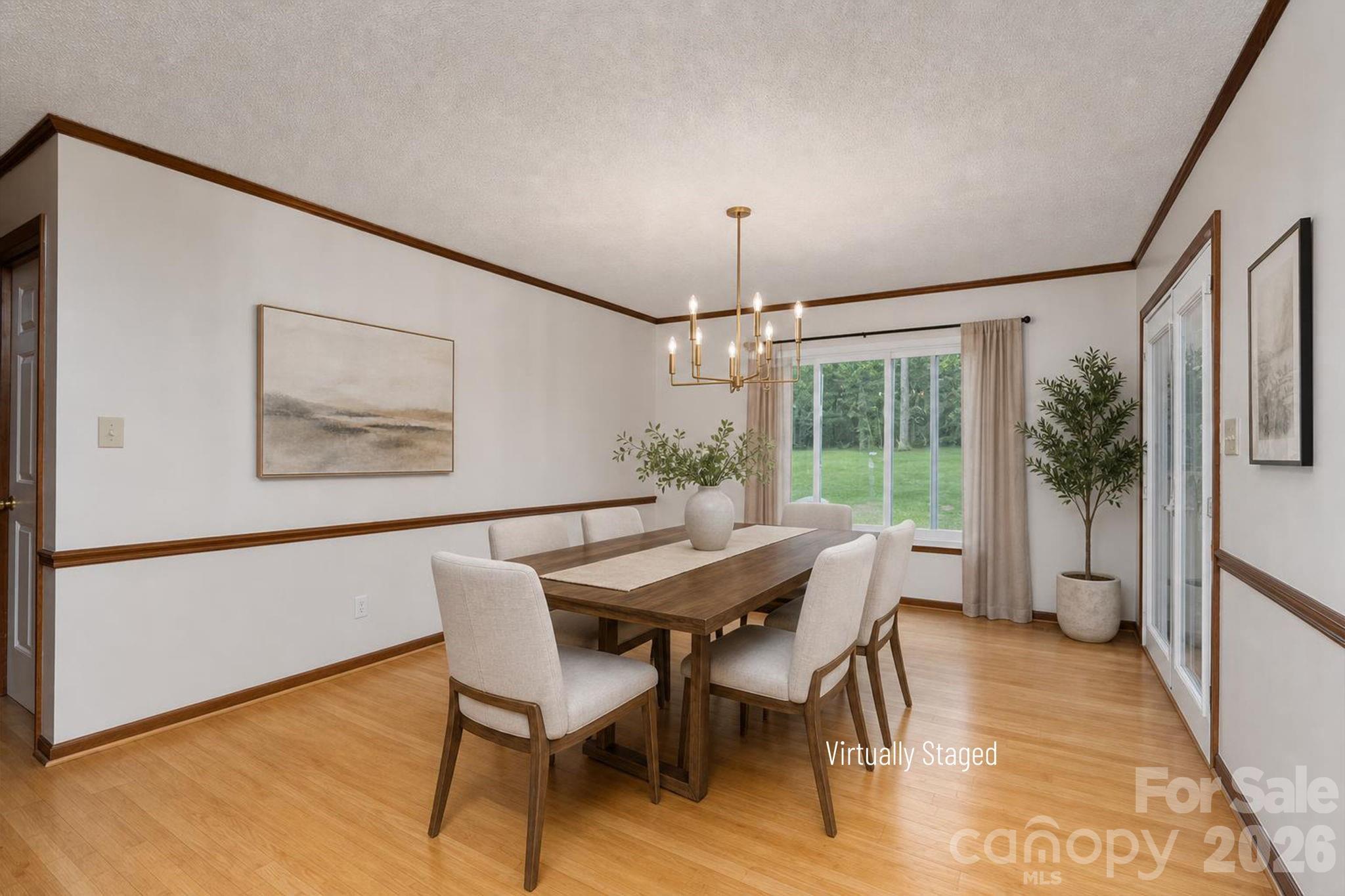 3815 Wildcherry Road Shelby, NC 28150 - Photo 15 of 33 a view of a dining room with furniture window and wooden floor