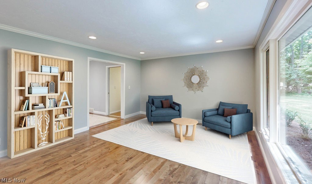 3161 Lander Road Pepper Pike, OH 44124 - Photo 9 of 26 Living room area in the great room - virtually staged