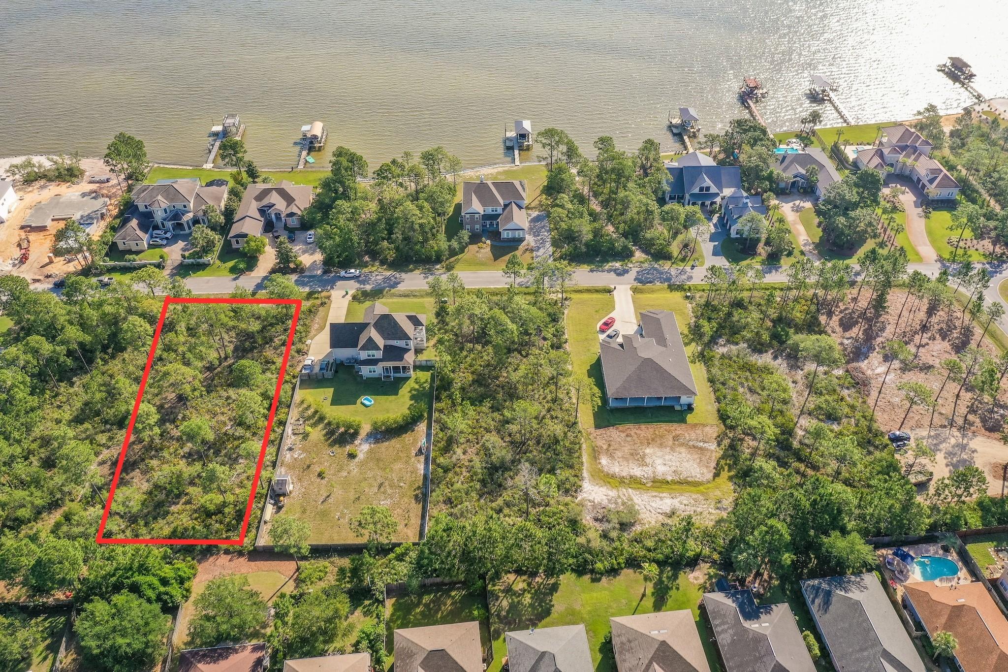 Lot 8 Driftwood Point Road Santa Rosa Beach, FL 32459 - Photo 2 of 13 an aerial view of residential houses with outdoor space