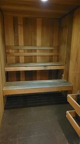 a close view of closet