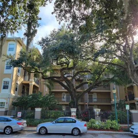 a car parked in front of a building